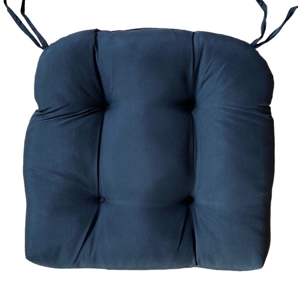 Black seat cushion